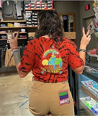 Empyre Kipsy Reel Sunshine Red Tie Dye Crop T-Shirt