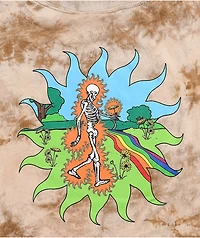 Empyre Kipsy Tan Tie Dye Crop T-Shirt