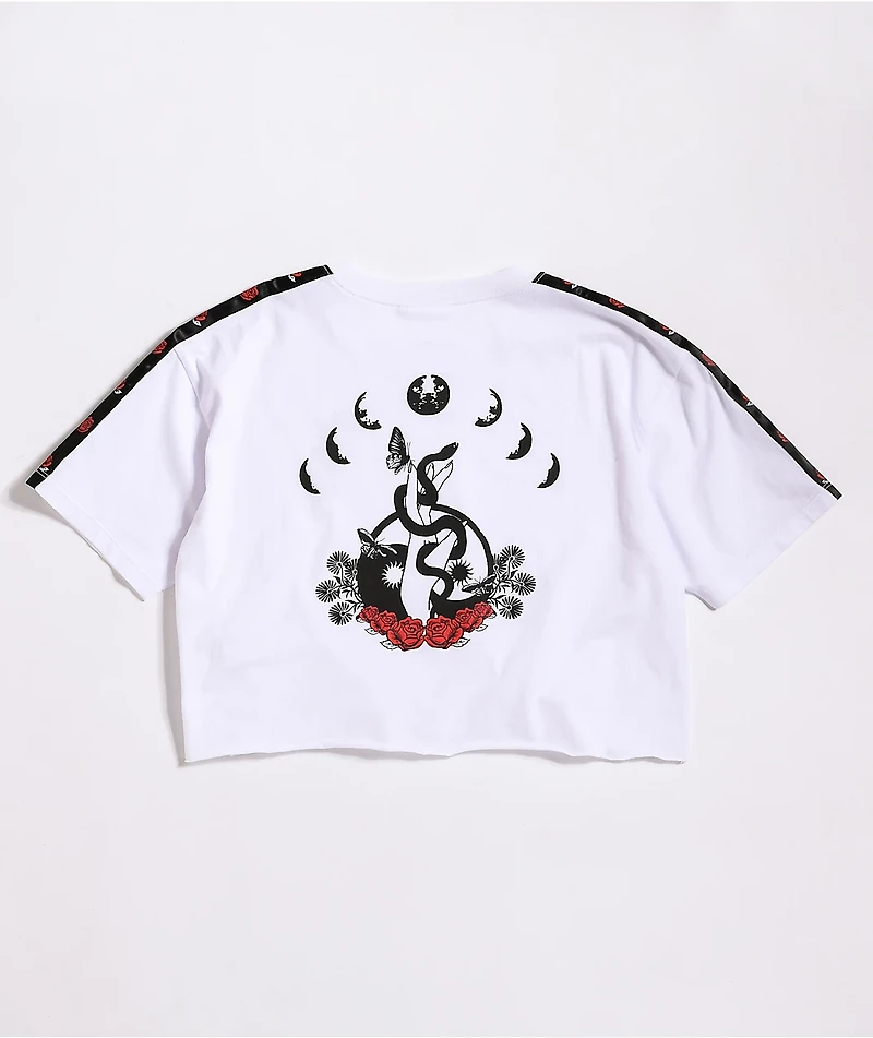 Empyre Kipsy Taping White Crop T-Shirt
