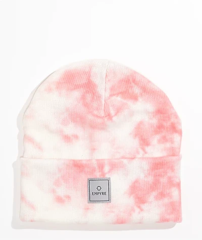 Empyre Klee Pink Marble Tie Dye Beanie