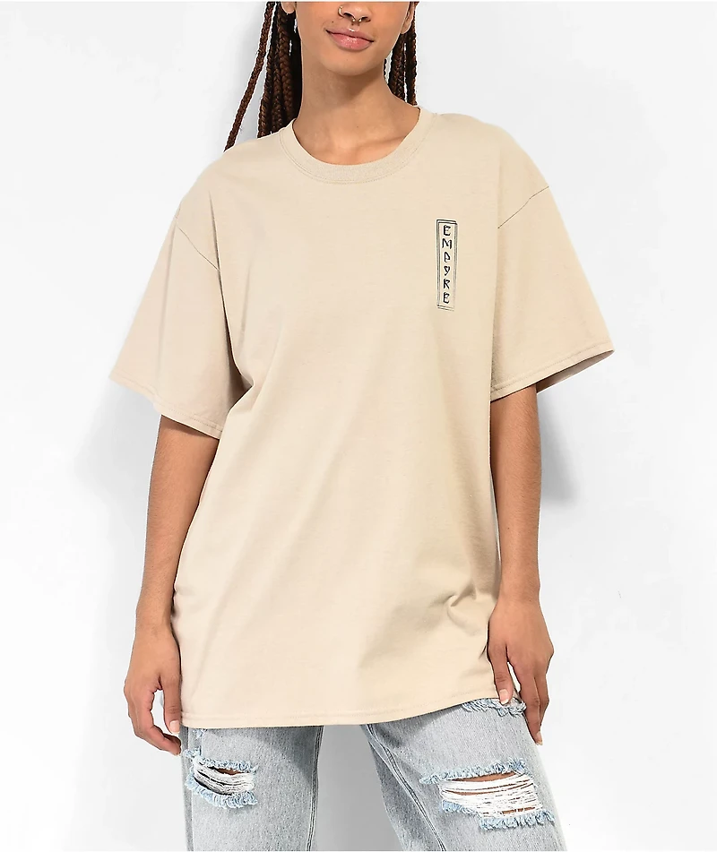 Empyre Koi Peace Natural T-Shirt