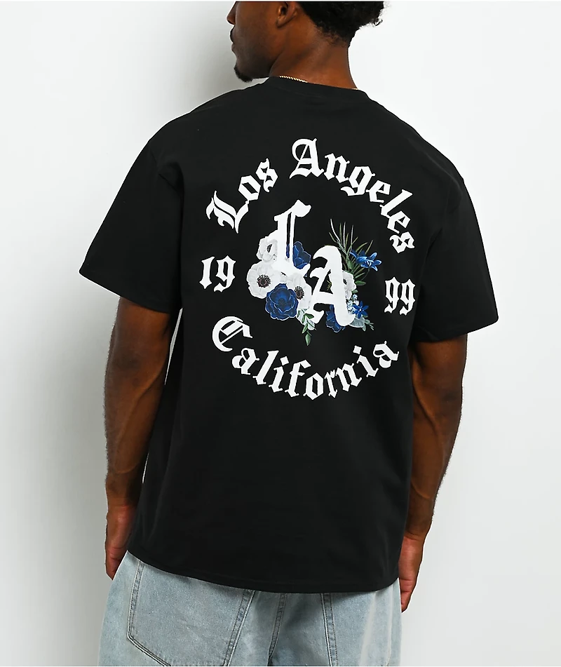 Empyre LA Floral Black T-Shirt