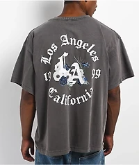 Empyre LA Floral Grey Wash T-Shirt