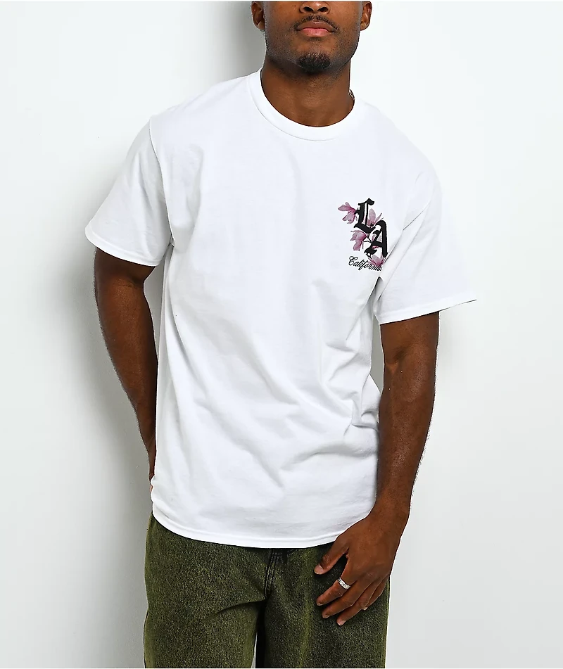 Empyre LA Floral White T-Shirt