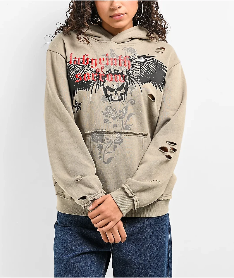 Empyre Labyrinth Franklin Grey Hoodie