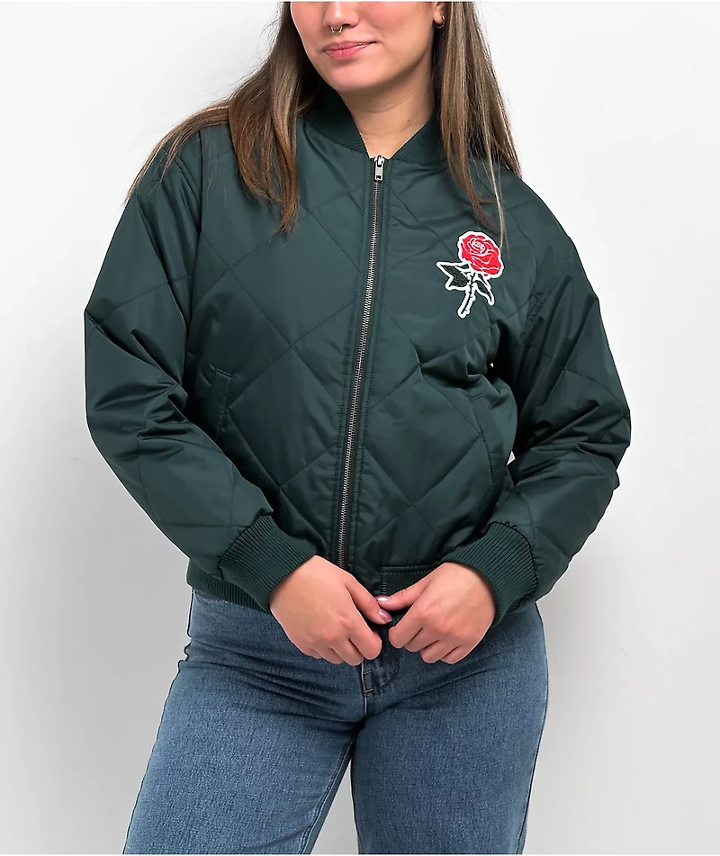 Empyre Laila Ponderosa Green Bomber Jacket