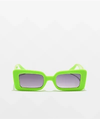 Empyre Lana Green Oversized Square Sunglasses