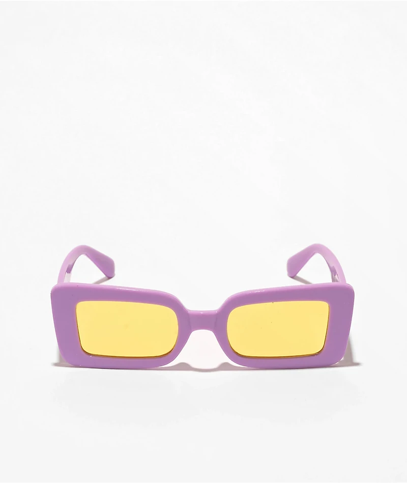 Empyre Lana Lavender & Yellow Sunglasses
