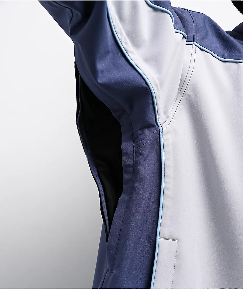 Empyre Langley Blue & Grey 10K Snowboard Jacket