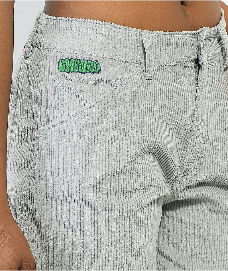 Empyre Laurel Carp Grey Corduroy Skate Shorts