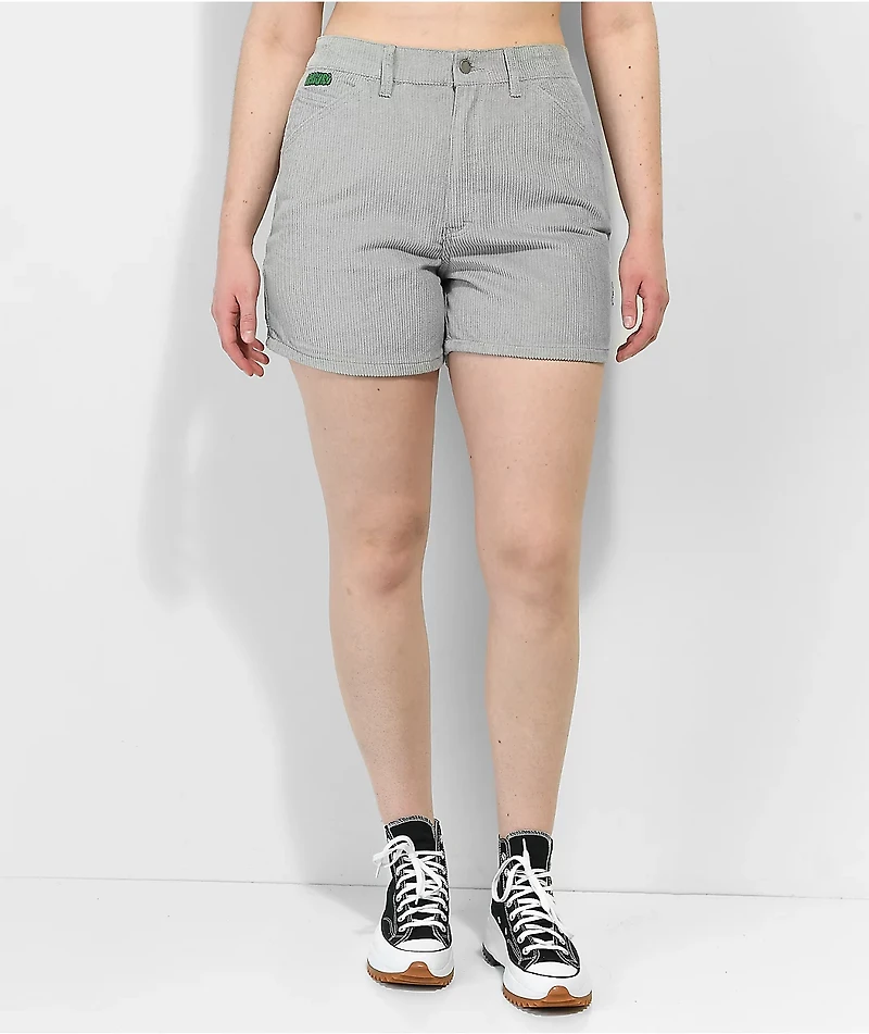 Empyre Laurel Carp Grey Corduroy Skate Shorts