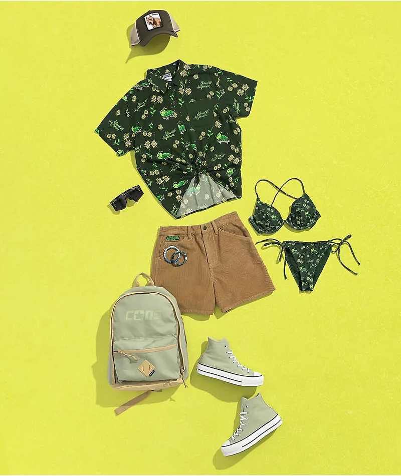 Empyre Laurel Khaki Corduroy Carpenter Shorts