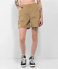 Empyre Laurel Khaki Corduroy Carpenter Shorts