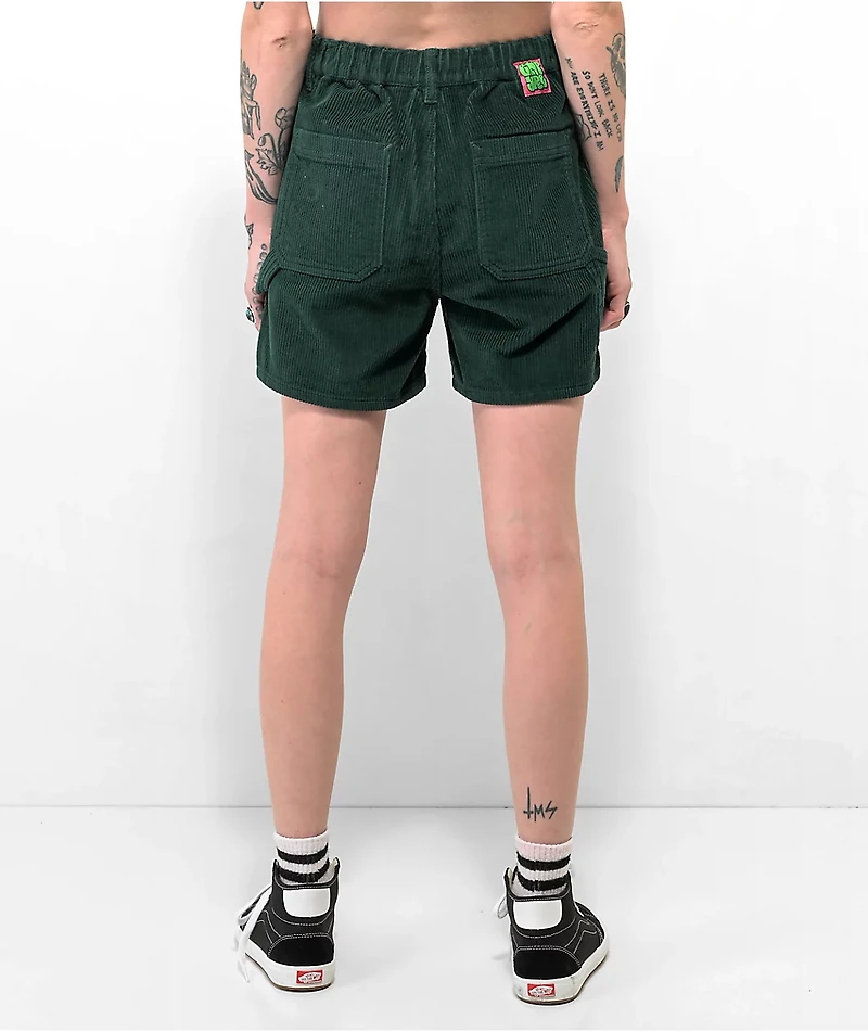 Empyre Laurel Ponderosa Green Corduroy Carpenter Shorts
