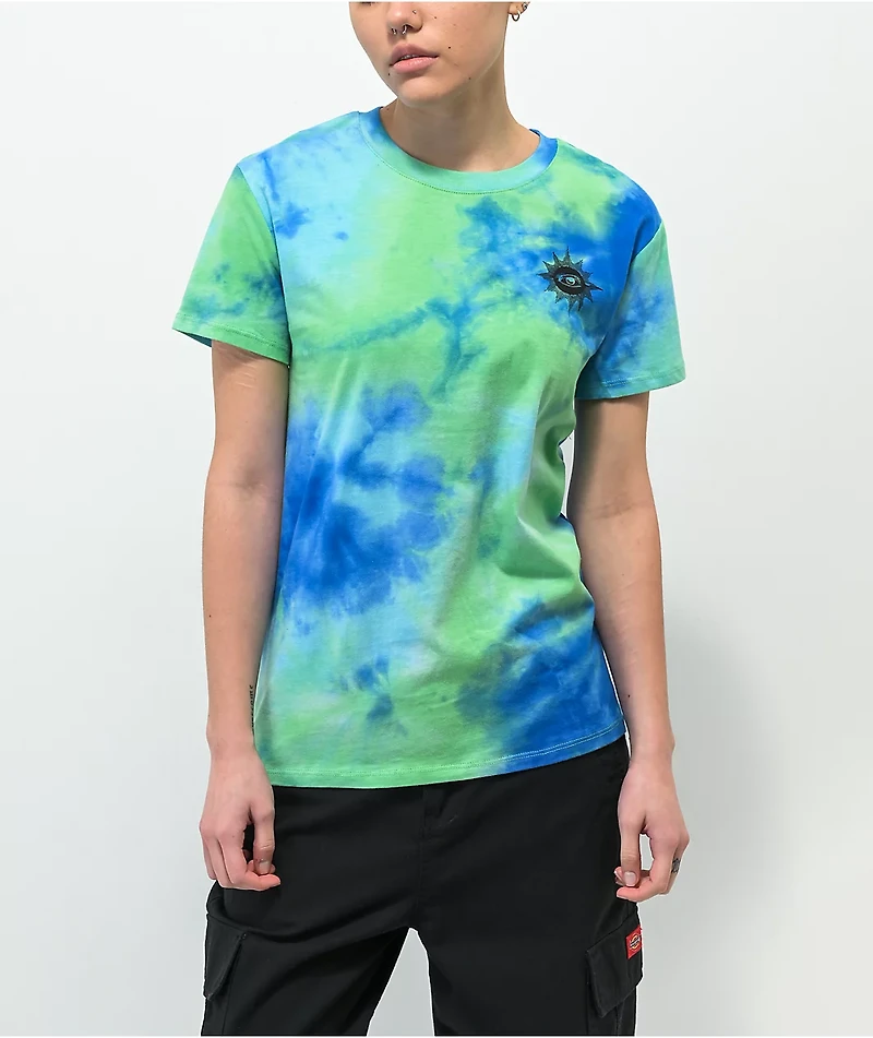 Empyre Laynie Blue & Green Tie Dye T-Shirt
