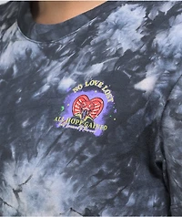 Empyre Laynie Skull Black & Grey Tie Dye T-Shirt