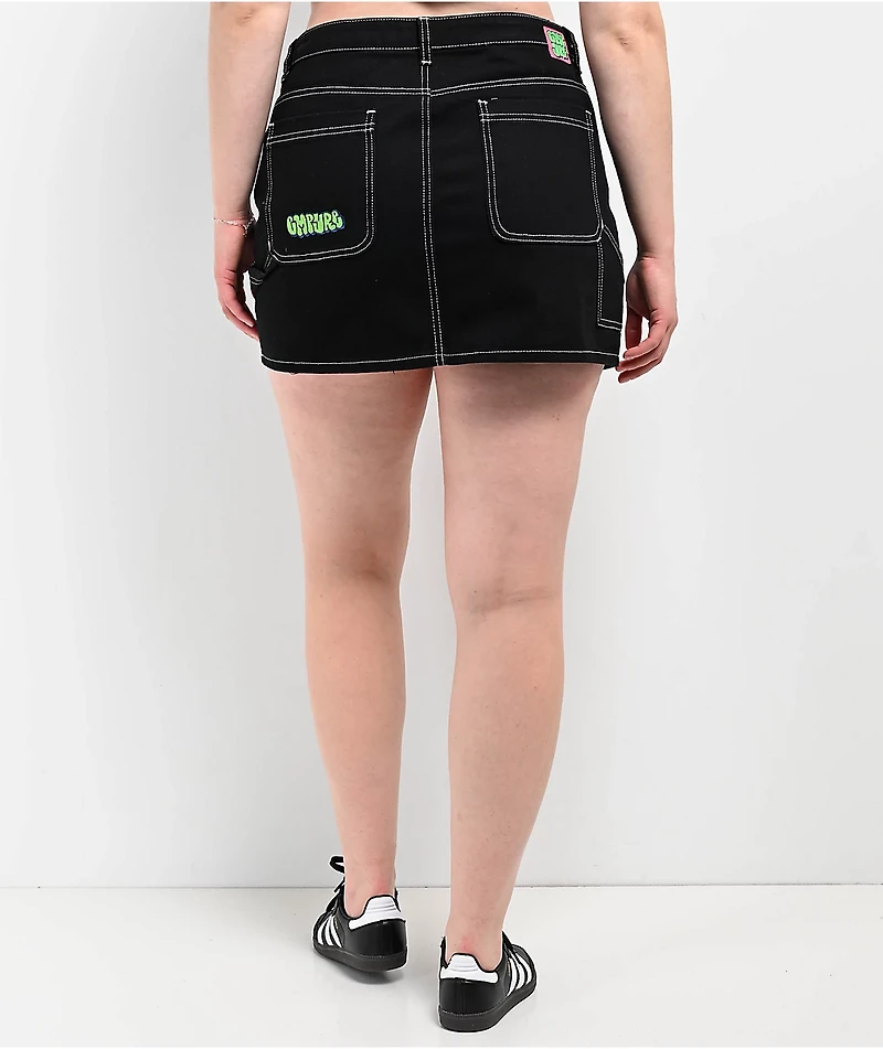 Empyre Leah Black Carpenter Skirt