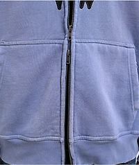 Empyre Leg Cramp Blue Zip Hoodie