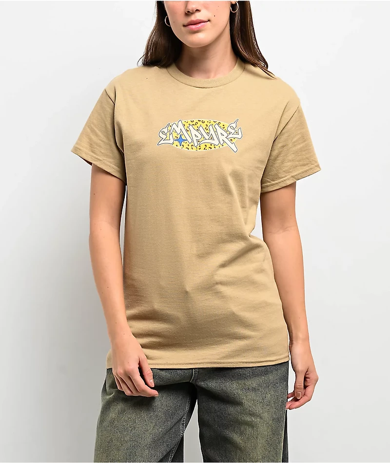 Empyre Leopard Logo Tan T-Shirt