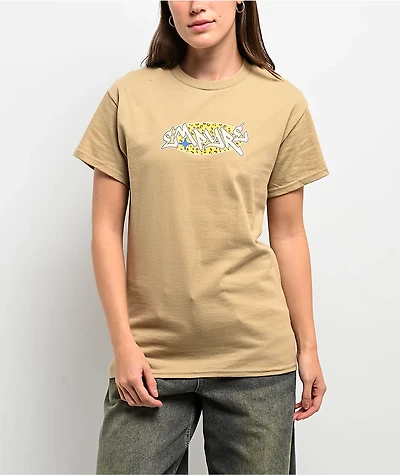 Empyre Leopard Logo Tan T-Shirt