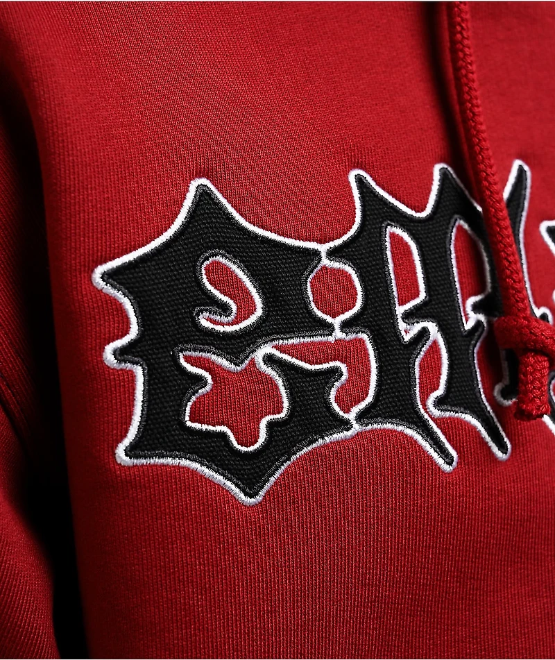 Empyre Liar Dark Red Zip Hoodie