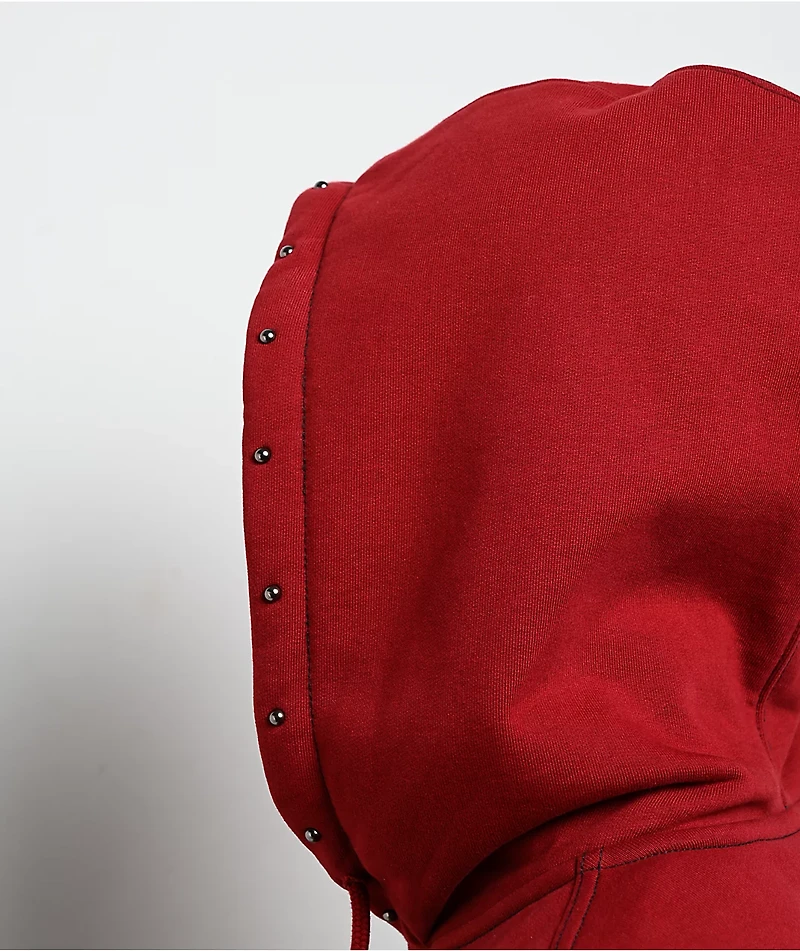 Empyre Liar Dark Red Zip Hoodie