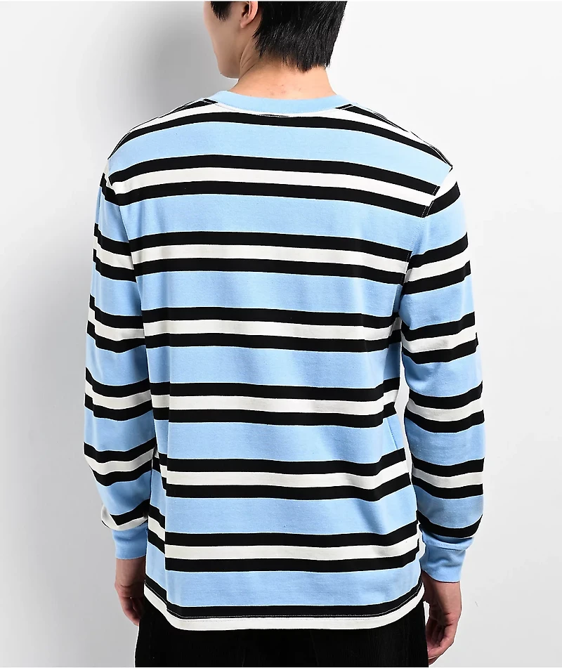 Empyre Logan Stripe Blue Long Sleeve T-Shirt