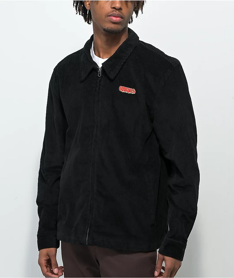 Empyre Logo Black Corduroy Coaches Jacket