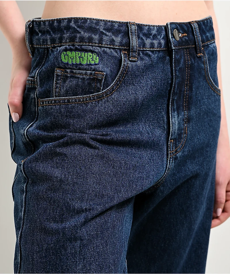 Empyre Loiter Blue Straight Leg Jeans