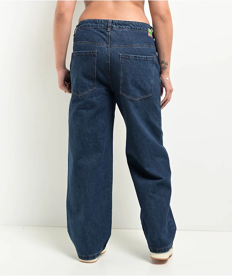 Empyre Loiter Blue Straight Leg Jeans