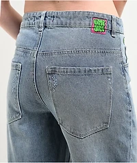 Empyre Loiter Slouchy Parkway Blue Wash Straight Leg Jeans