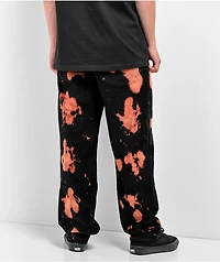 Empyre Loose Fit Bleached Black Corduroy Skate Pants