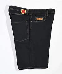 Empyre Loose Fit Blue Black Denim Skate Shorts