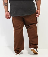 Empyre Loose Fit Brown Skate Jeans