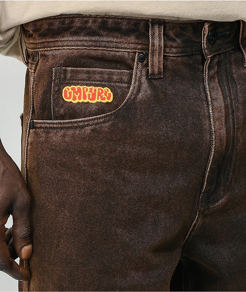 Empyre Loose Fit Brown Wash Denim Skate Jeans