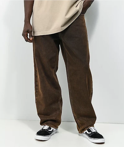 Empyre Loose Fit Brown Wash Denim Skate Jeans
