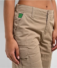 Empyre Loose Fit Dillon Khaki Cargo Shorts