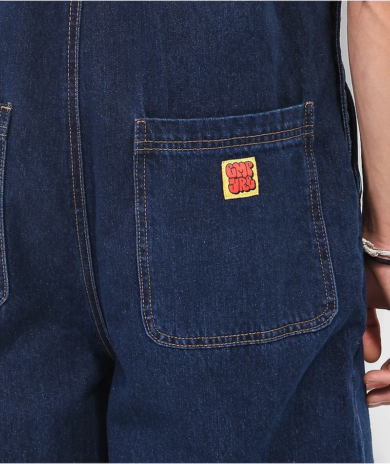 Empyre Loose Fit Evening Skate Denim Overalls