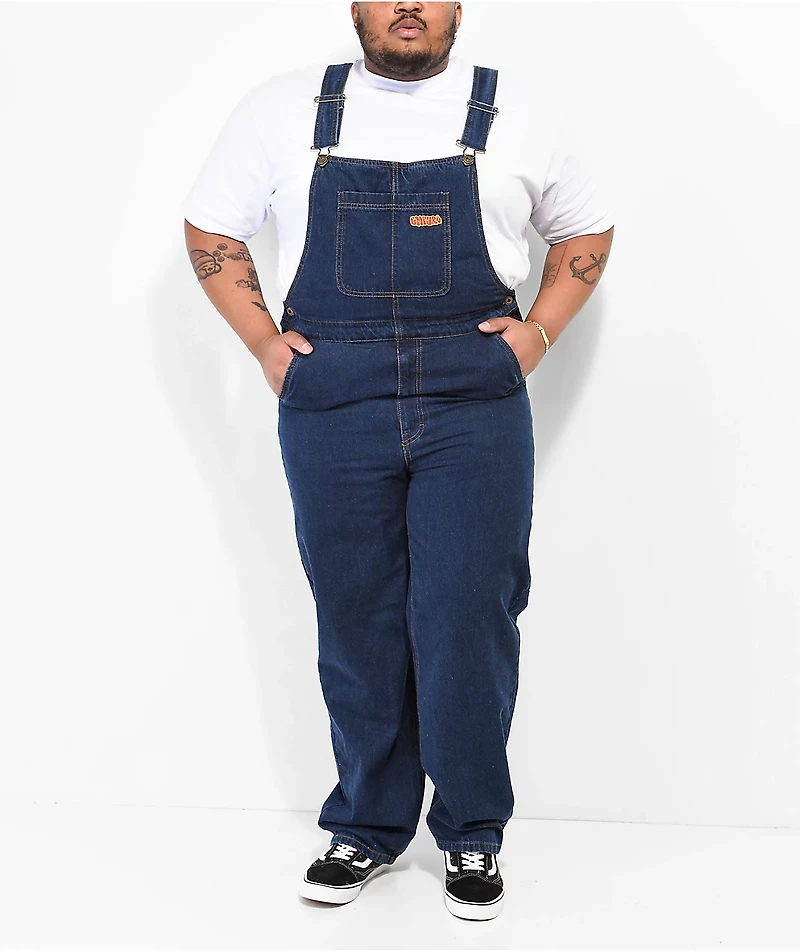 Empyre Loose Fit Evening Skate Denim Overalls