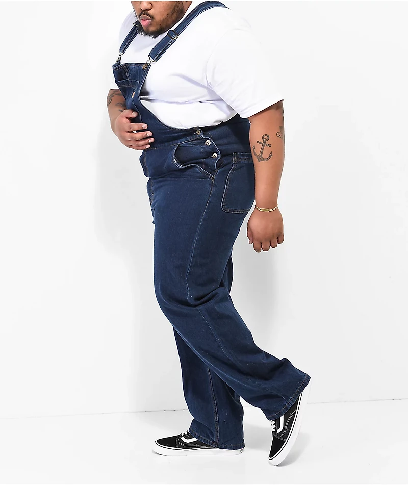 Empyre Loose Fit Evening Skate Denim Overalls