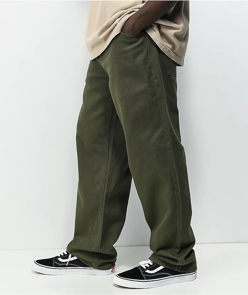 Empyre Loose Fit Grape Leaf Denim Skate Jeans
