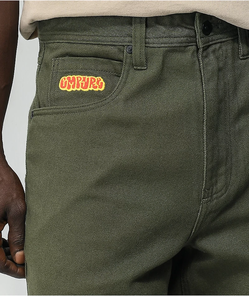 Empyre Loose Fit Grape Leaf Denim Skate Jeans