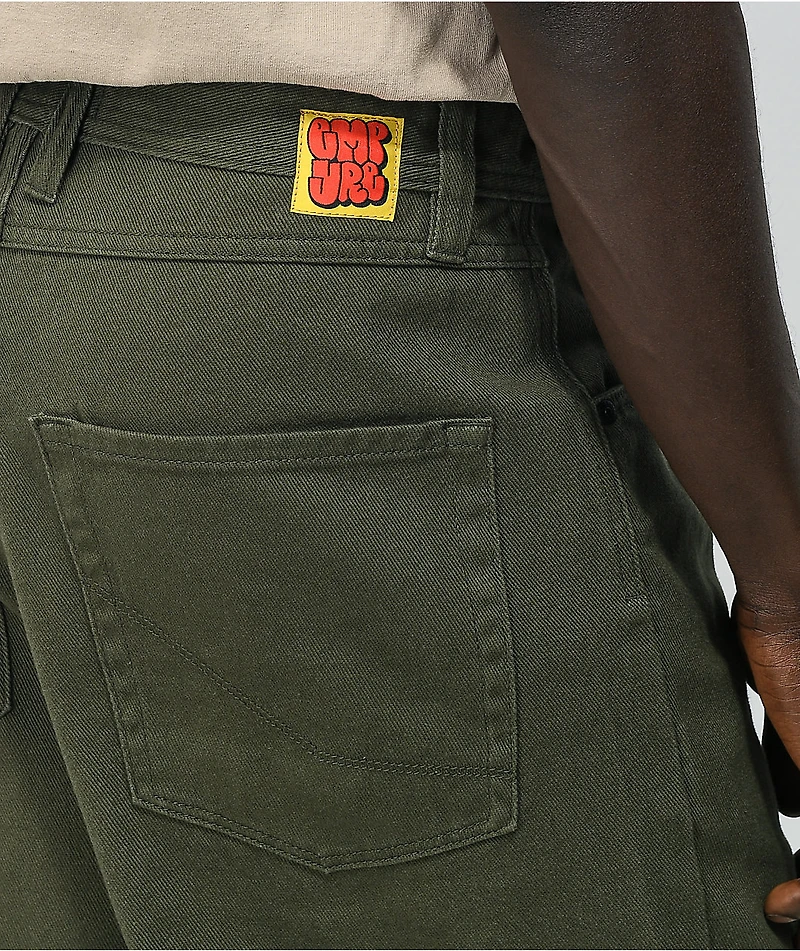 Empyre Loose Fit Grape Leaf Denim Skate Jeans
