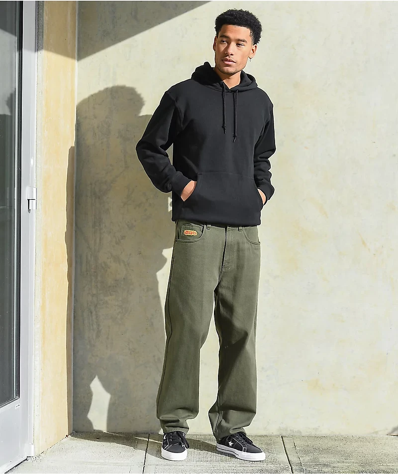 Empyre Loose Fit Grape Leaf Denim Skate Jeans