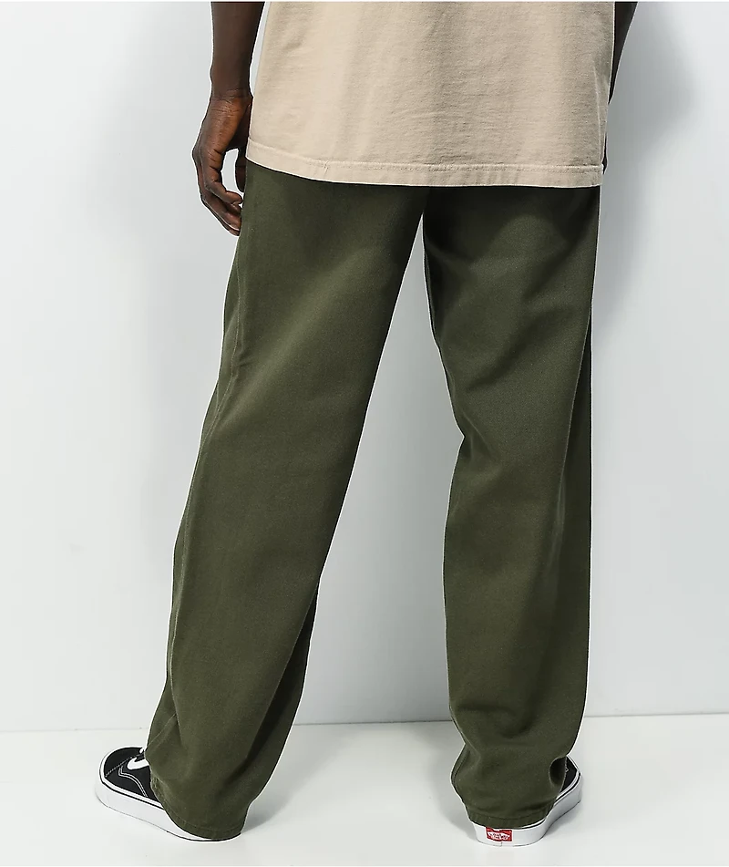 Empyre Loose Fit Grape Leaf Denim Skate Jeans