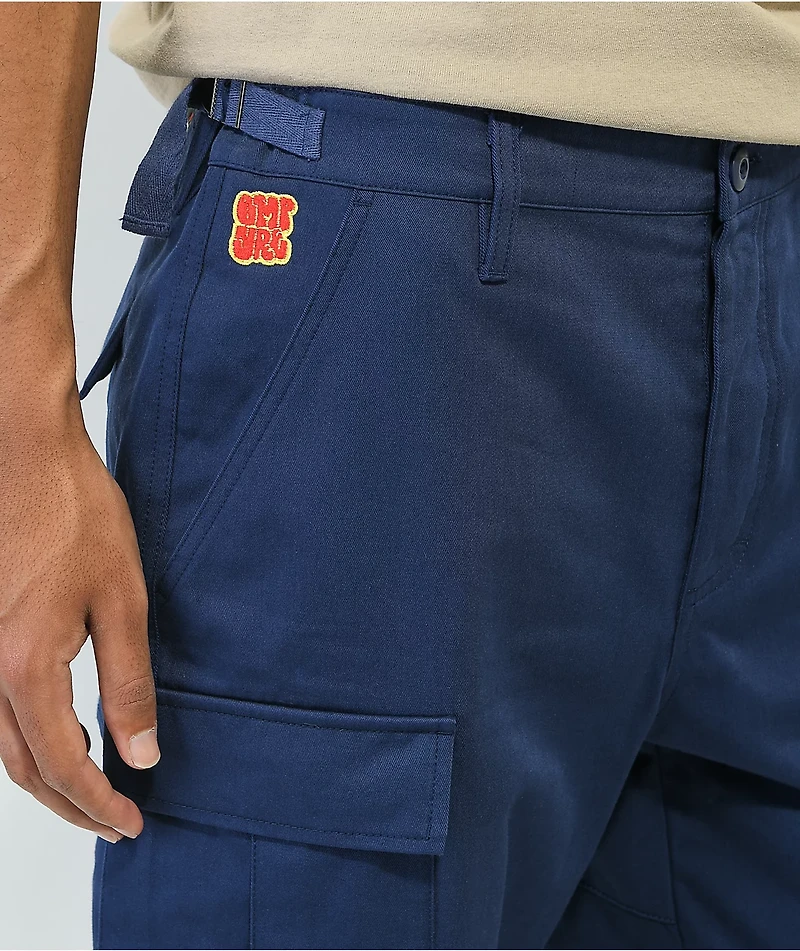 Empyre Loose Fit Navy Cargo Skate Pants