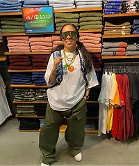 Empyre Loose Fit Olive Cargo Skate Pants