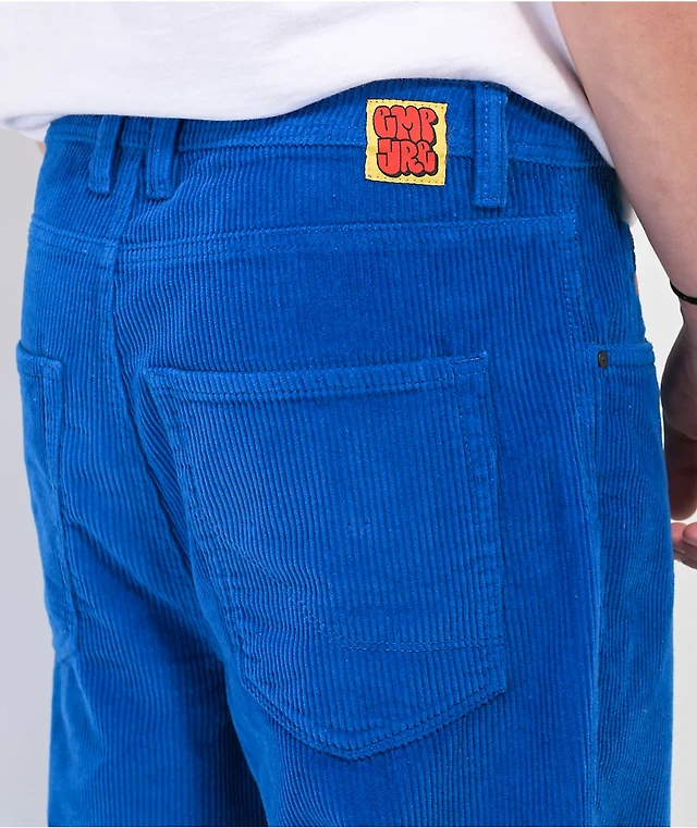 Empyre Loose Fit Royal Blue Corduroy Skate Pants Arden Fair