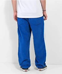 Empyre Loose Fit Royal Blue Corduroy Skate Pants
