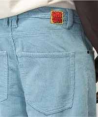 Empyre Loose Fit SK8 Corduroy Light Blue Skate Pants